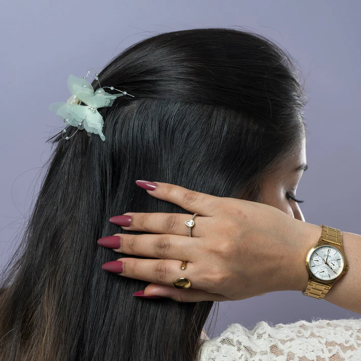 butterfly hair claw