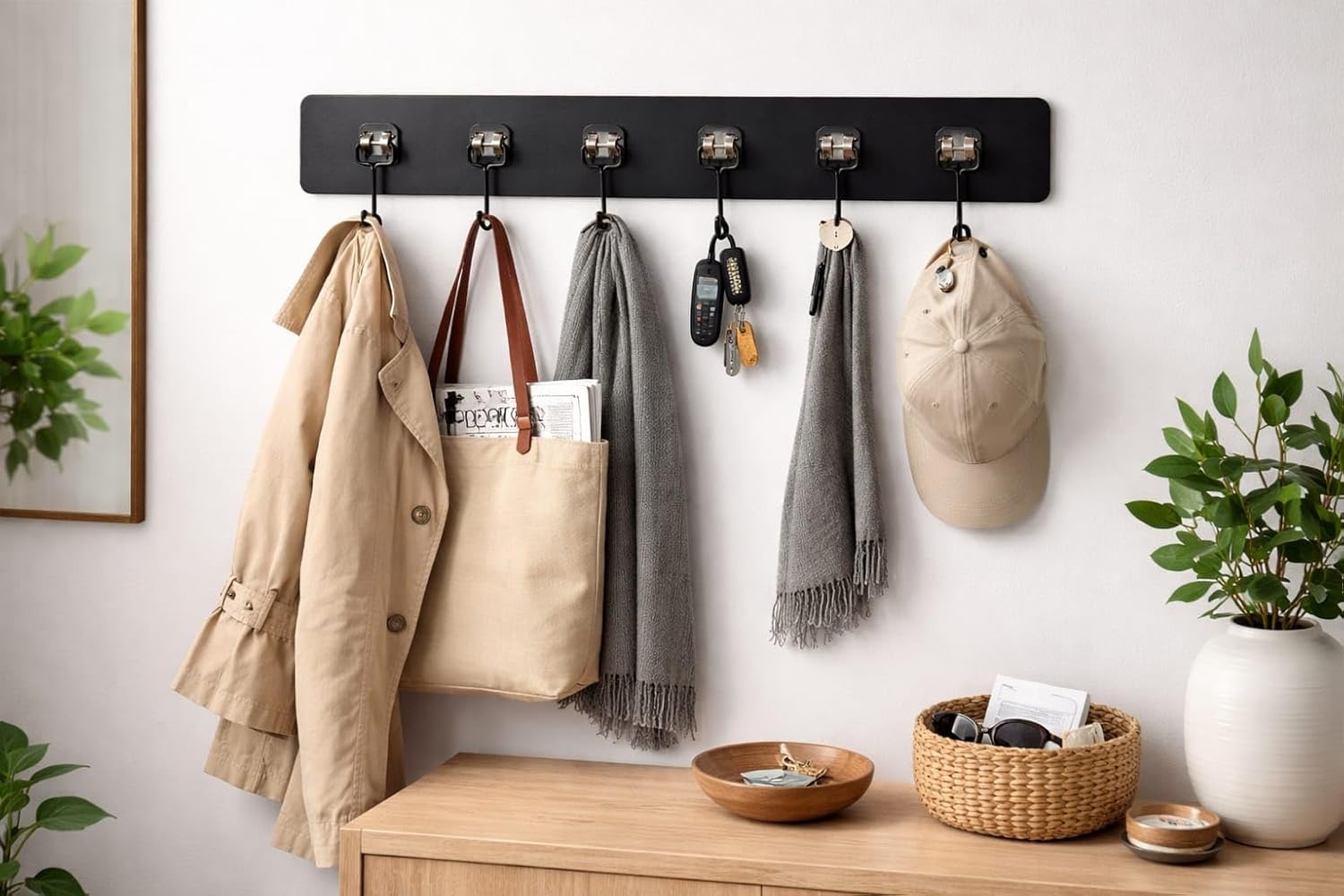 6 in 1 Black Large Hook - Image 3
