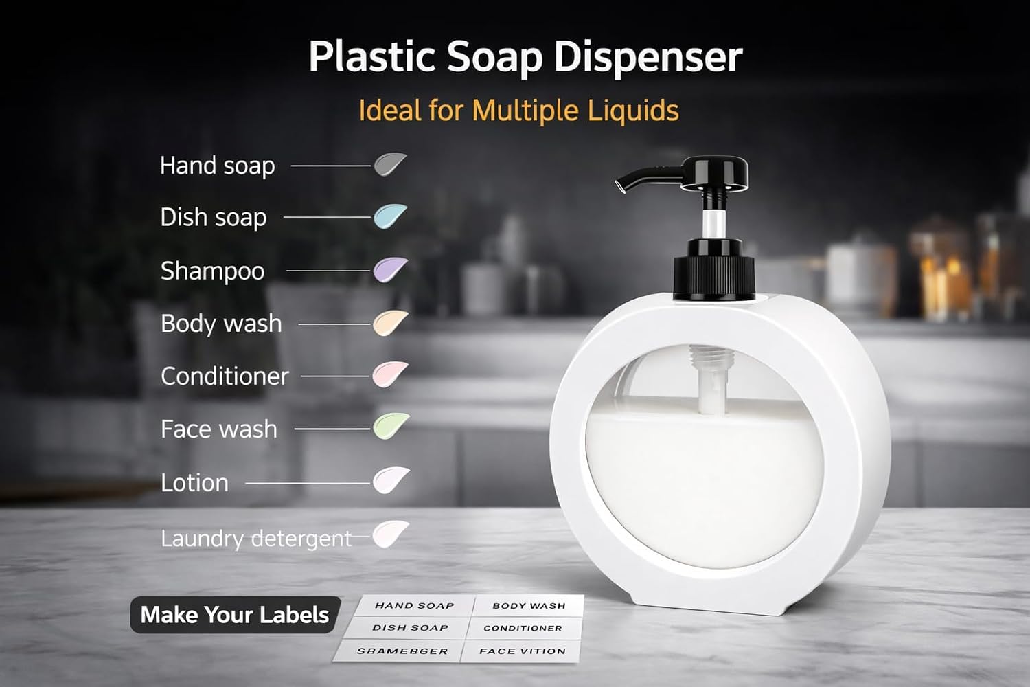 Soap Dispenser Bottle - Image 2