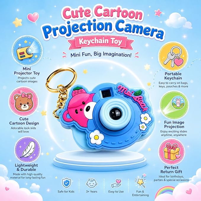Mini Projection Camera Keychain