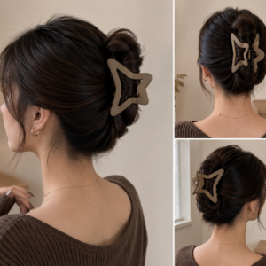 womens korean catch clip-matte