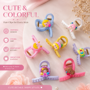 cute cartoon hair claw