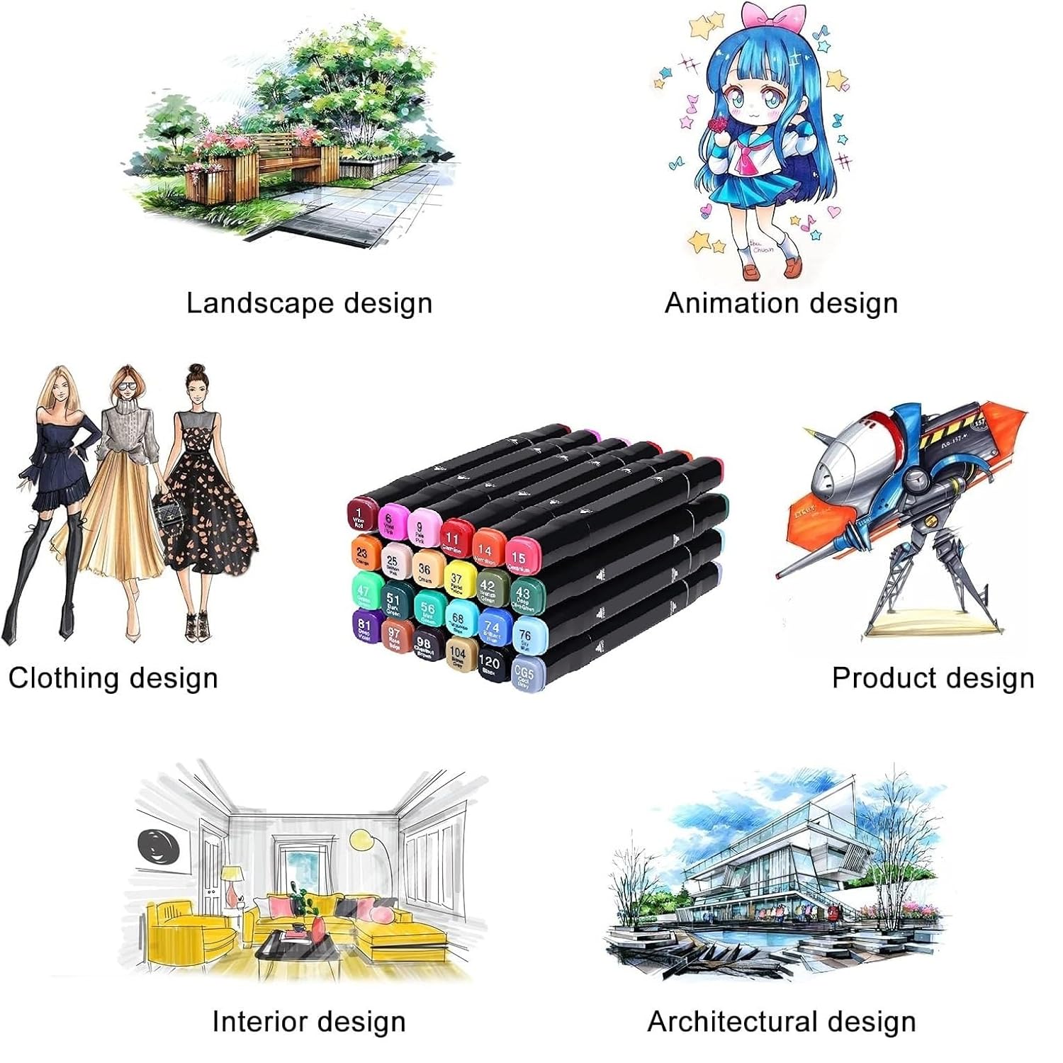 24 PcS Paint Color Marker - Image 3