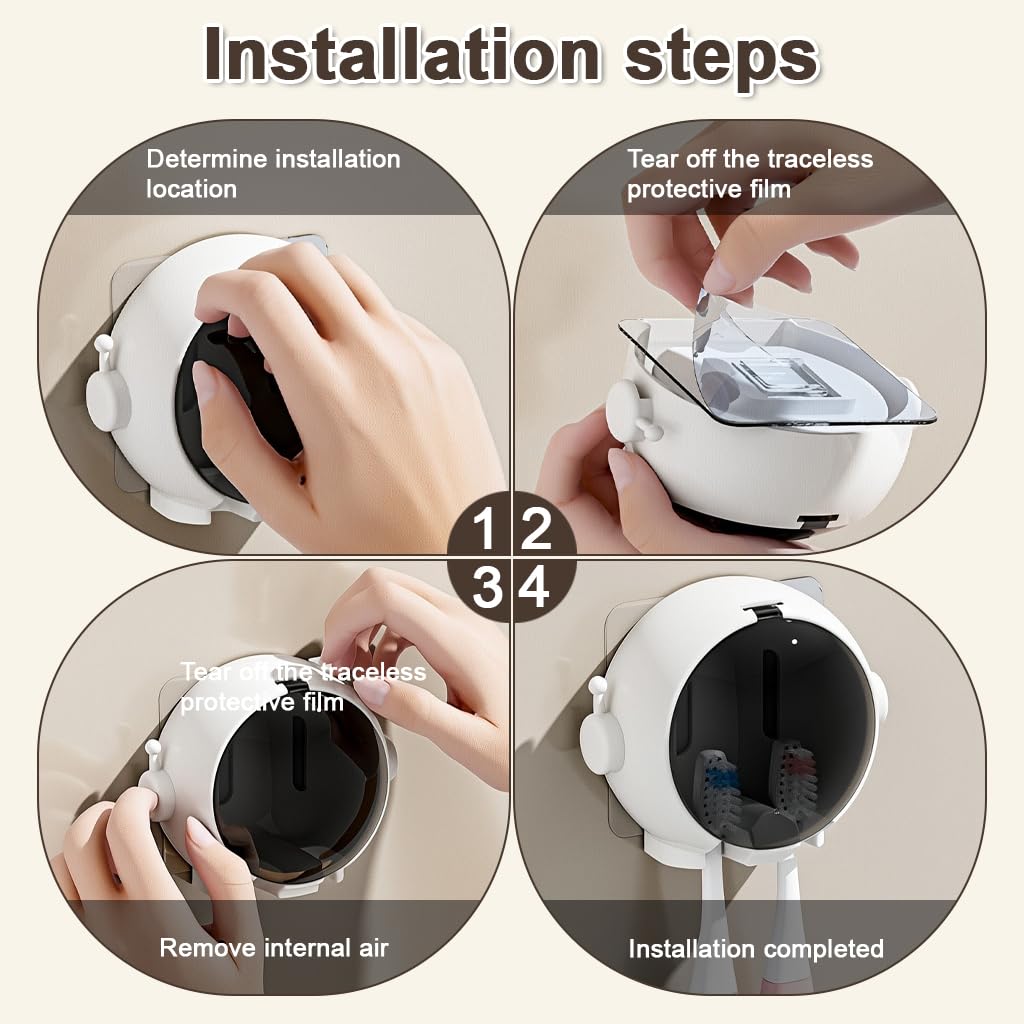 Wall-mounted brush holder - Image 2