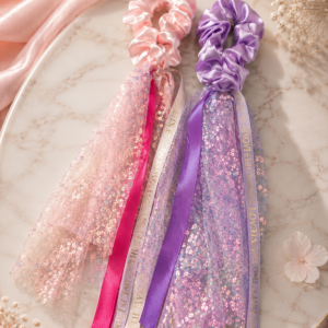 kids glitter tail rubber band(pack of 1)